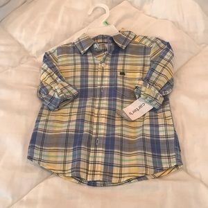 Button down toddler shirt